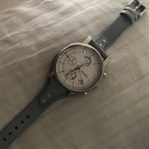 Leather Fossil Watch